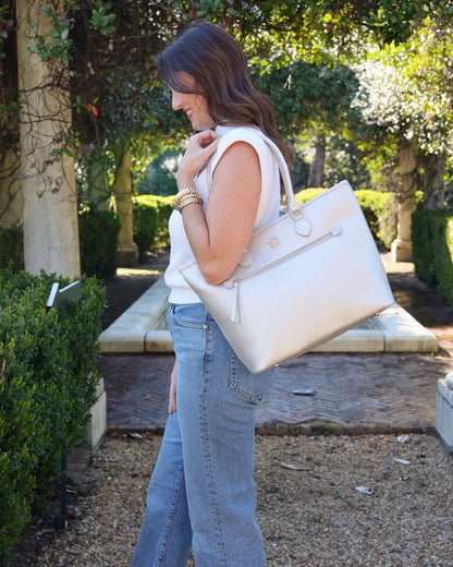 Jayden Tote - Pearl