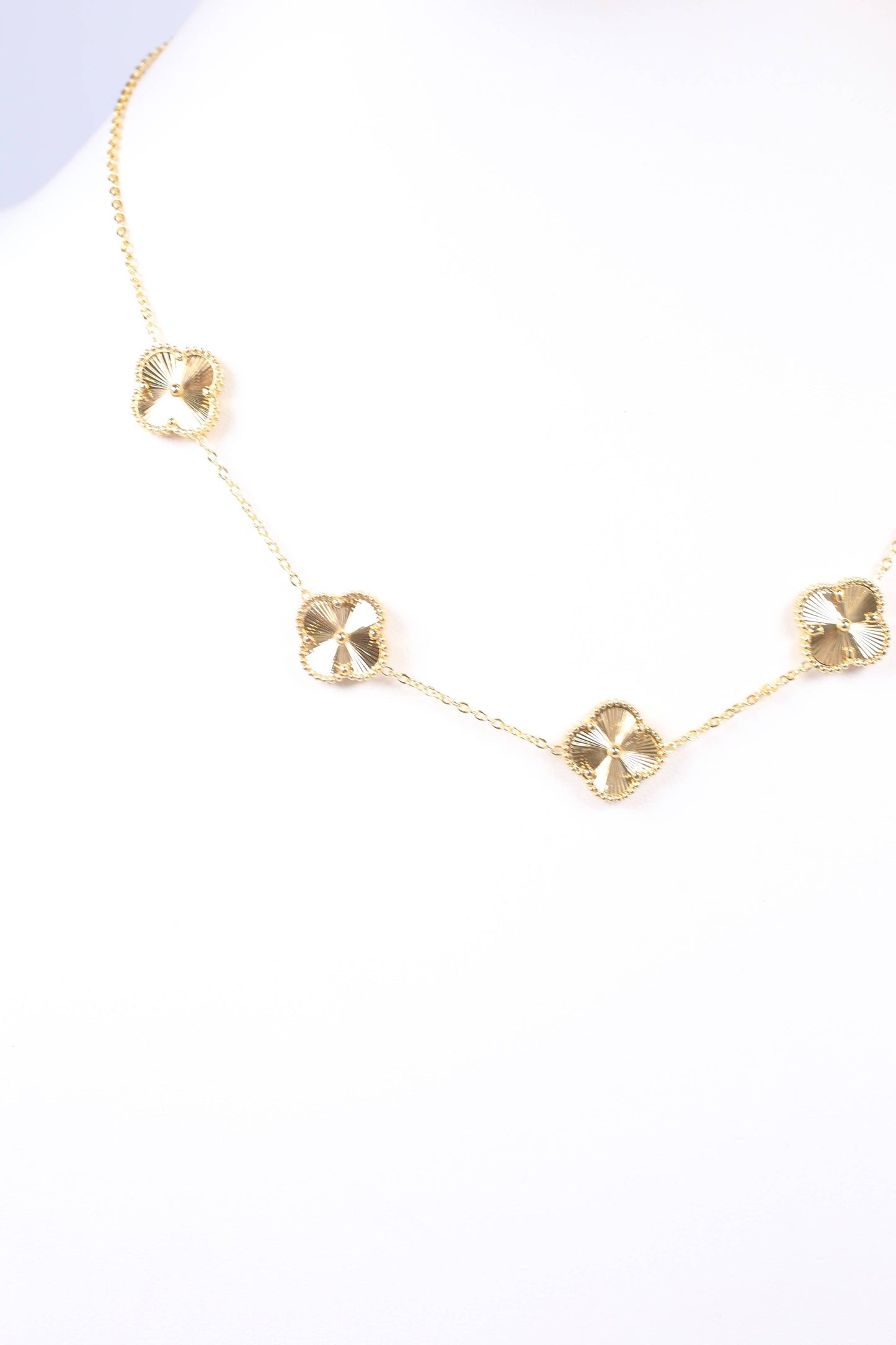 Kristine Clover Necklace GOLD