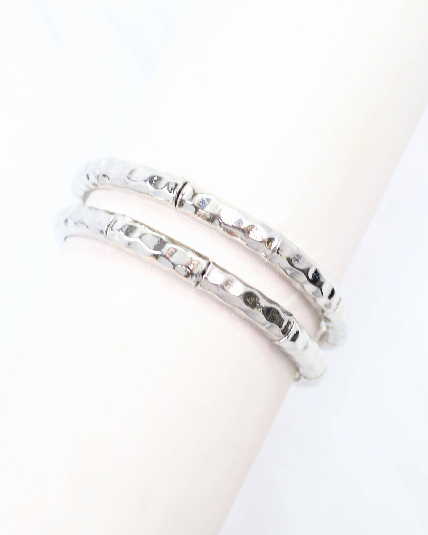 Latifah Bracelet Set-Silver