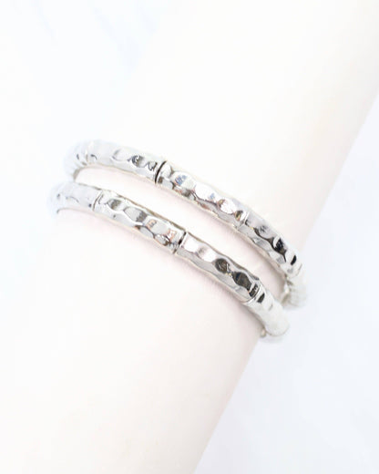 Latifah Bracelet Set-Silver