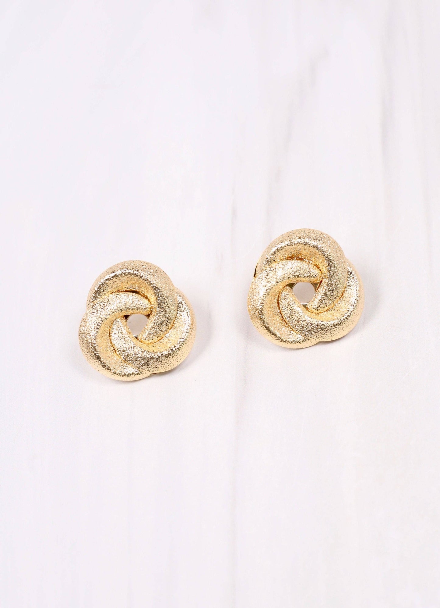 McQueen Knot Earring GOLD