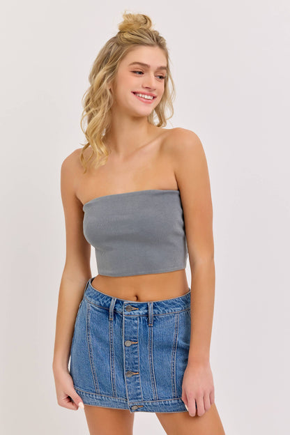Mid Waisted Button Up Skort/Small