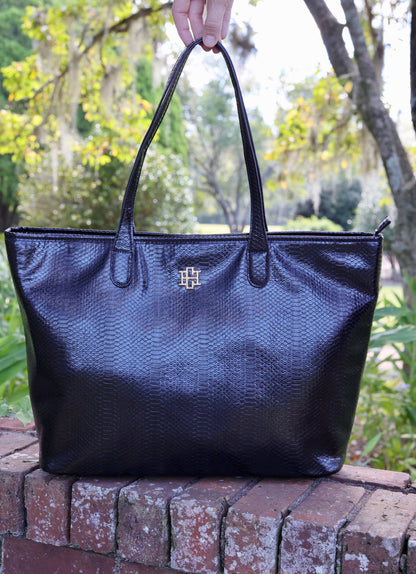 Daniela Large Tote Bag - Black